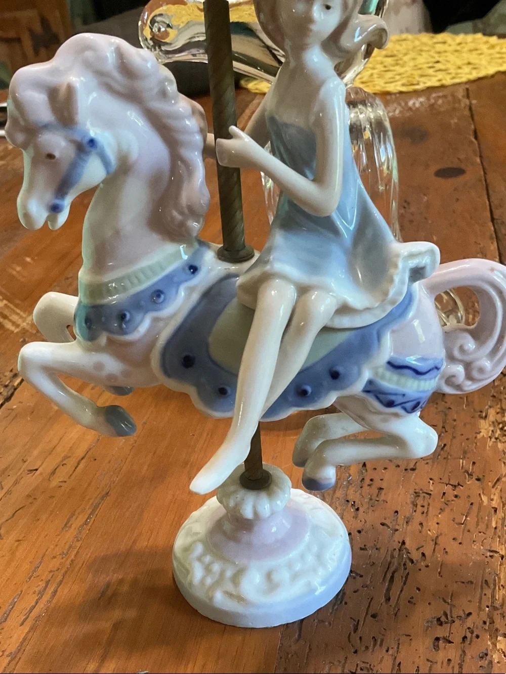 Vintage Paul Sebastian Porcelain Carousel Horse Figurine